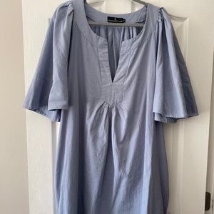 Tuckernuck  Light Blue Flutter Sleeve Dress (by Pomander Place)